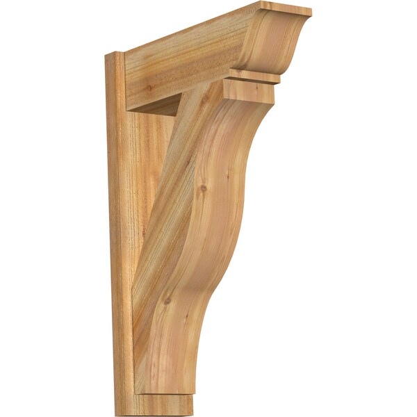Ekena Millwork Funston Rough Sawn Traditional Outlooker, Western Red Cedar, 8"W x 24"D x 36"H OUT08X24X36FST01RWR - main